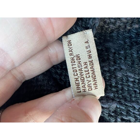 Hot Knots Engraved Buttons Crochet Flounce Sweater Lace Collar Size L/XL - Picture 11 of 11